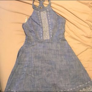 GUESS denim linen dress Size 4